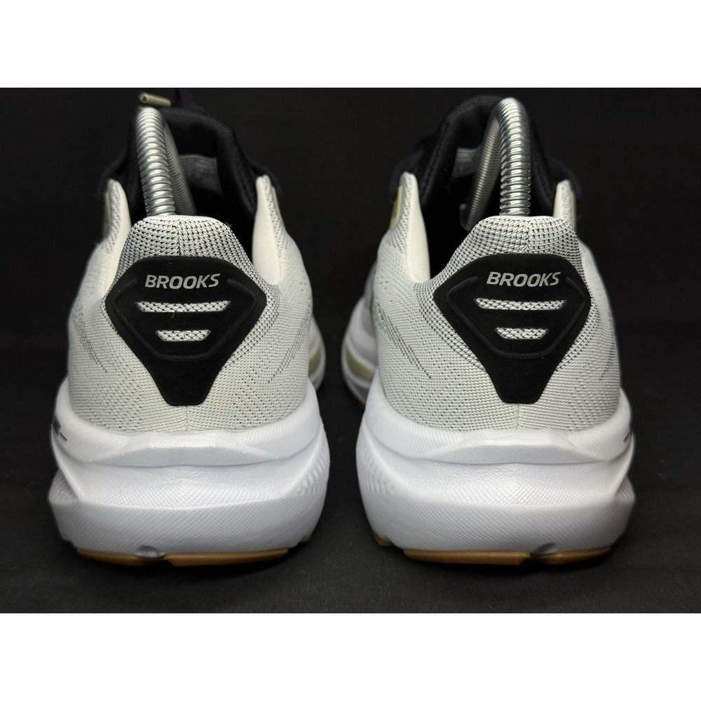 Unisex M9 - Brooks Ghost 17 White Black Tea NEW Run/Walk Neutral - Picture 5 of 9